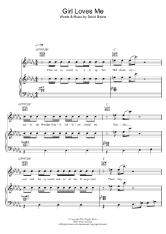 Girl Loves Me von David Bowie (Download) 