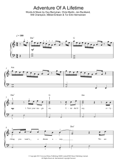 Adventure Of A Lifetime von Coldplay (Download) 