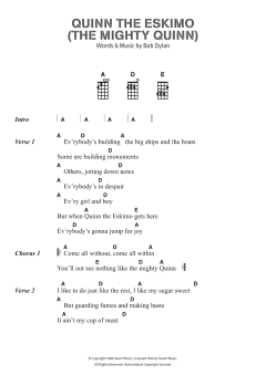 Quinn The Eskimo (The Mighty Quinn) von Bob Dylan (Download) 