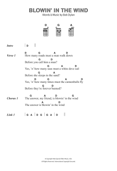 Blowin' In The Wind von Bob Dylan (Download) 
