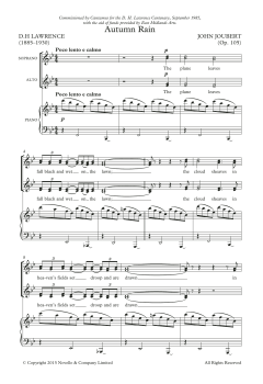 Autumn Rain von John Joubert (Download) 