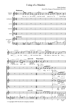I Sing Of A Maiden von John Joubert (Download) 