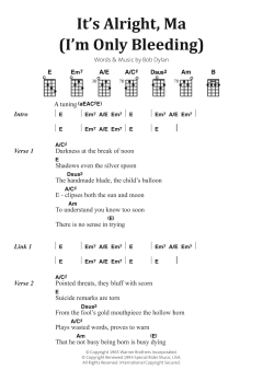 It's Alright Ma (I'm Only Bleeding) von Bob Dylan (Download) 
