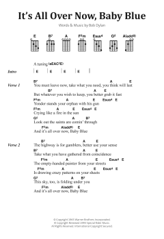 It's All Over Now, Baby Blue von Bob Dylan (Download) 