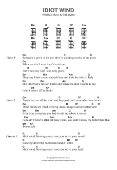 Idiot Wind von Bob Dylan (Download) 