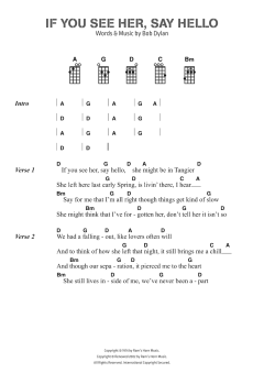 If You See Her, Say Hello von Bob Dylan (Download) 