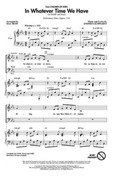 In Whatever Time We Have From Children Of Eden (Stephen L. Schwartz) 