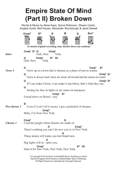 Empire State Of Mind (Part II) Broken Down von Alicia Keys (Download) 