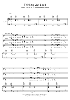 Thinking Out Loud von Ed Sheeran (Download) 