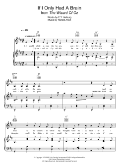 If I Only Had A Brain von Harold Arlen (Download) 