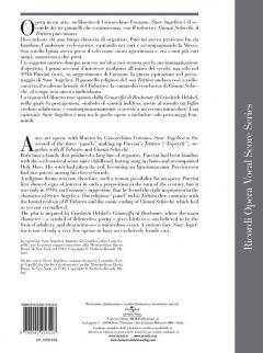 Suor Angelica (English/Italian) New Art Cover von Giacomo Puccini 