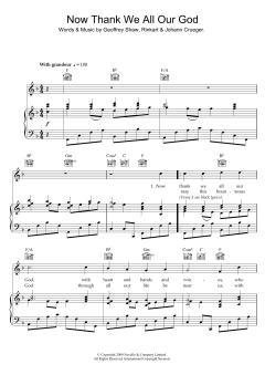 Now Thank We All Our God von Johann Crüger (Download) 