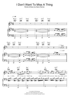 I Don't Want To Miss A Thing von Aerosmith (Download) 