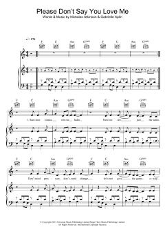 Please Don't Say You Love Me von Gabrielle Aplin (Download) 