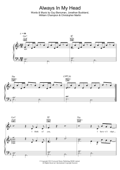 Always In My Head von Coldplay (Download) 