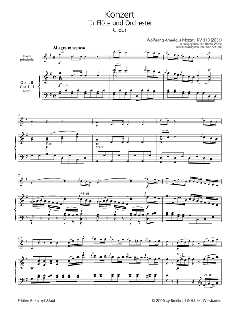 Flötenkonzert G-dur KV 313 (285c) von Wolfgang Amadeus Mozart im Alle Noten Shop kaufen