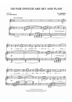 Oh Fair Enough Are Sky And Plain von E.J. Moeran (Download) 