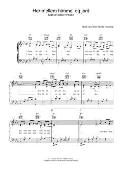 Her Mellem Himmel Og Jord von Cecil Frances Alexander (Download) 