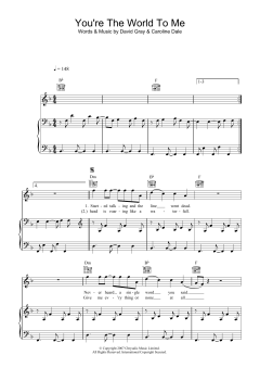 You're The World To Me von David Gray (Download) 
