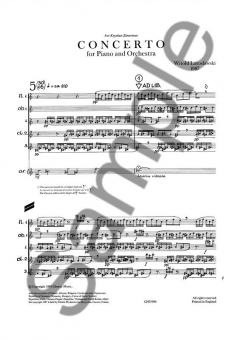 Concerto for Piano and Orchestra von Witold Lutoslawski 