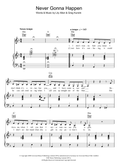 Never Gonna Happen von Lily Allen (Download) 