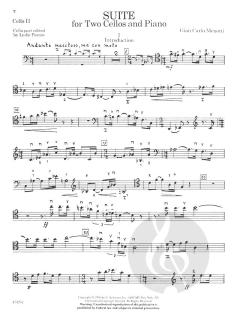 Suite For Two Cellos And Piano von Carlo Menotti im Alle Noten Shop kaufen - GS29168