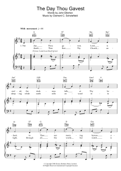 The Day Thou Gavest von John Ellerton (Download) 