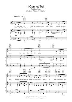 I Cannot Tell von Traditional (Download) 