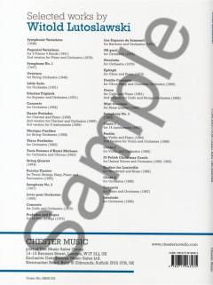 Concerto for Cello and Orchestra (Score) von Witold Lutoslawski im Alle Noten Shop kaufen (Partitur)