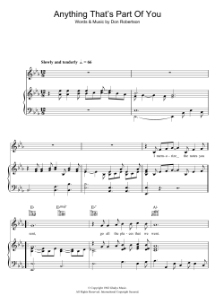 Anything That's Part Of You von Elvis Presley (Download) 