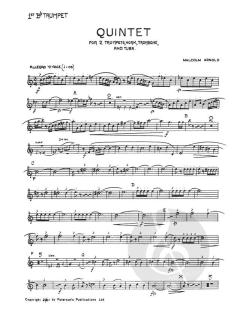 Quintet For Brass Op.73 (Malcolm Arnold) 