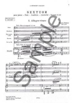 Sextuor von Francis Poulenc 