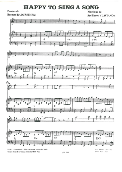 Happy To Sing A Song von Stylianós Vlavianós (Download) 