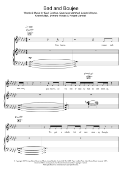 Bad and Boujee (featuring Lil Uzi Vert ) von Migos (Download) 