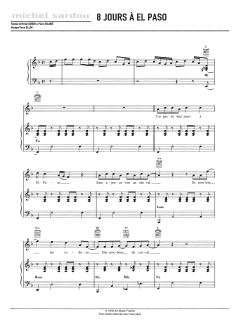 Huit Jours A El Paso von Michel Sardou (Download) 