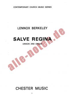 Salve Regina Op. 48 No.1 von Lennox Berkeley 