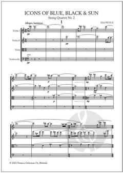 Icons of Blue, Black & Sun  von Esa Pietilä 