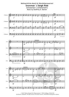 The Snowman's Sled Ride (Schneemann´s Schlittenfahrt) von Geoffrey D. Barlow 