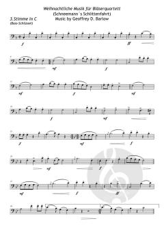 The Snowman's Sled Ride (Schneemann´s Schlittenfahrt) von Geoffrey D. Barlow 