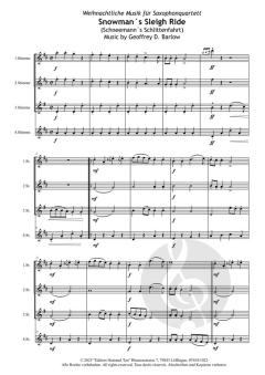 The Snowman's Sled Ride (Schneemann´s Schlittenfahrt) von Geoffrey D. Barlow 