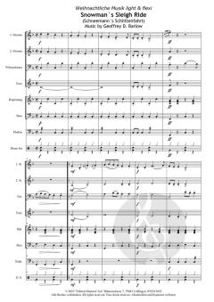 The Snowman's Sled Ride (Schneemann´s Schlittenfahrt) von Geoffrey D. Barlow 