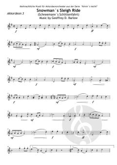 The Snowman's Sled Ride (Schneemann´s Schlittenfahrt) von Geoffrey D. Barlow 