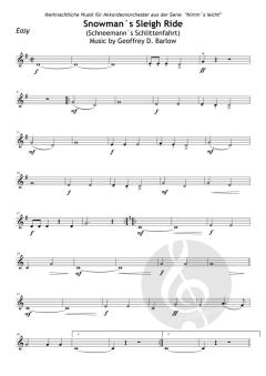 The Snowman's Sled Ride (Schneemann´s Schlittenfahrt) von Geoffrey D. Barlow 