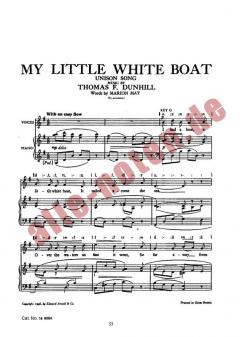 My Little White Boat von Thomas Dunhill 