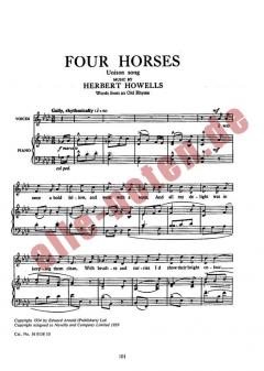 Four Horses von Herbert Howells 