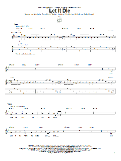 Let It Die von Foo Fighters (Download) 