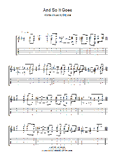 And So It Goes (Download) 