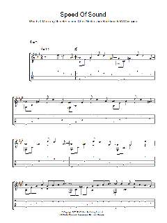 Speed Of Sound von Coldplay (Download) 