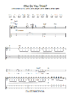 Who Do You Think von Interpol (Download) 