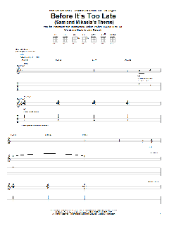 Before It's Too Late (Sam And Mikaela's Theme) von John Rzeznik (Download) 
